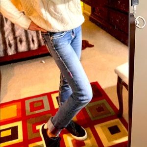 True religion blue skinny jeans size 24